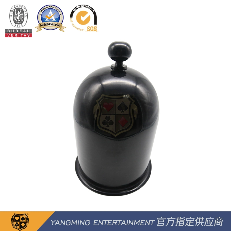 Casino Leisure General Purpose Manual Pressing Dice Cup Matching Thickened Glass Cover Ym-Di03