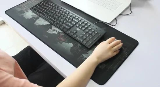 世界地図大拡張プロフェッショナルスムーズカスタム Amazon ホットラバーキーボードマウスパッドゴムゲーミングマウスマット卸売